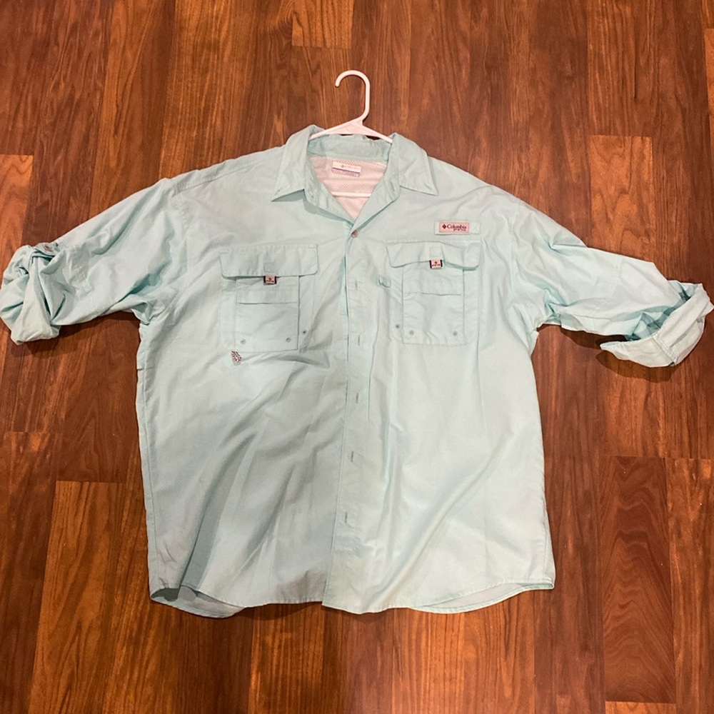 Columbia men’s long sleeve shirt size large